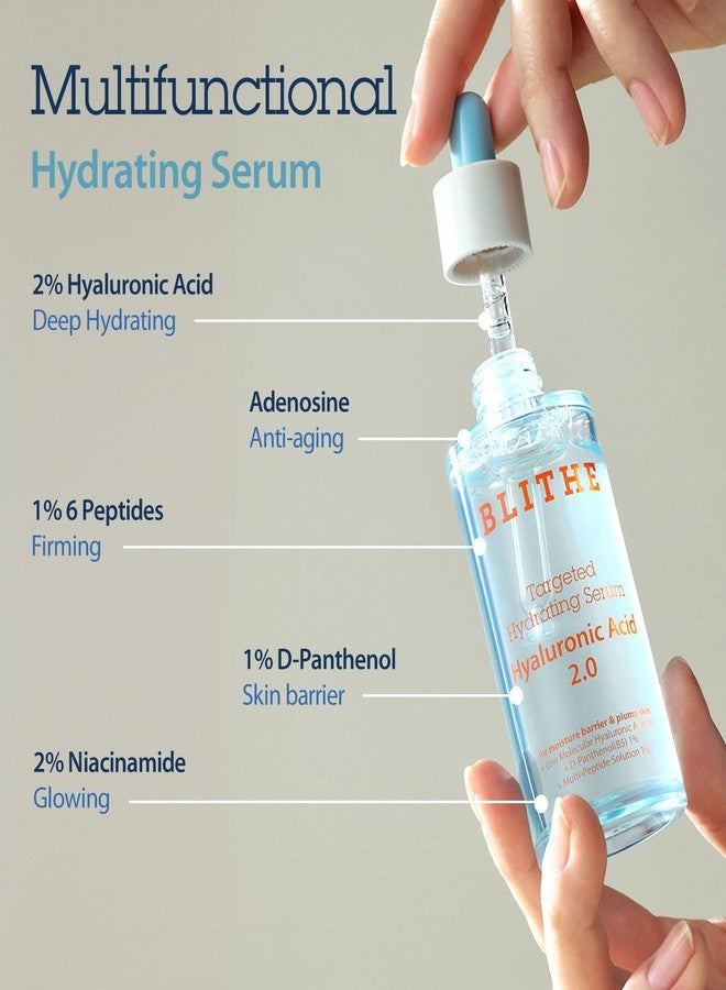 بلايث سيروم بليث المرطب الموجه - حمض الهيالورونيك الكوري للوجه مع الببتيدات والبانثينول، ترطيب عميق - حمض الهيالورونيك النقي 2% - 1.7 أونصة سائلة - Image 5